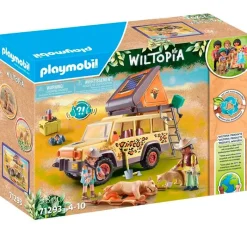 PLAYMOBIL Playmobil|Wiltopia Vehículo Todoterreno con Leones