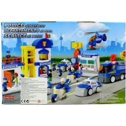 DRIM DISCOUNT Playset Estación de Policía Infantil- Figuras Y Figuras De Acción