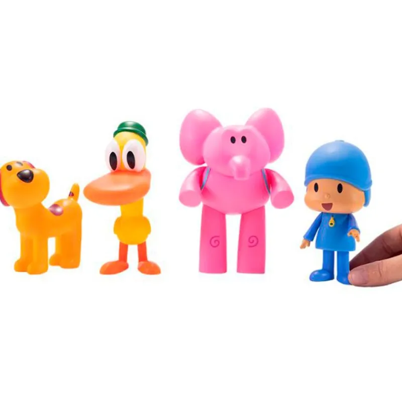 BANDAI Pocoyó Pack 4 Figuras- Figuras Y Figuras De Acción