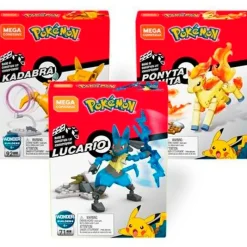MEGABLOKS Puzzles Y Construcciones|Pokémon Construcción 70 Piezas Surtido