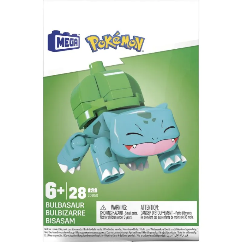 MATTEL Pokémon Construcción Bulbasaur- Puzzles Y Construcciones
