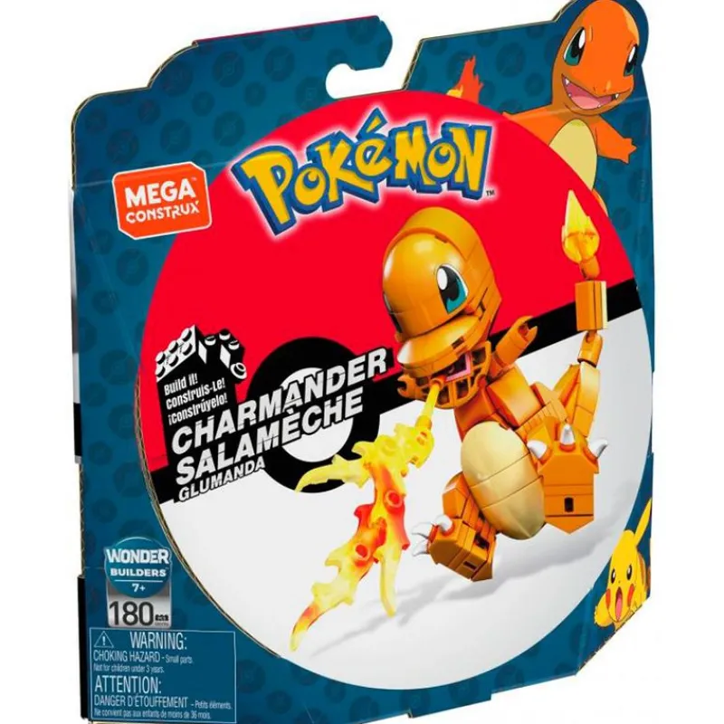 MEGABLOKS Pokémon Construcción Charmander- Puzzles Y Construcciones