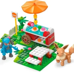 MATTEL Pokémon Construcción Escena Picnic- Puzzles Y Construcciones