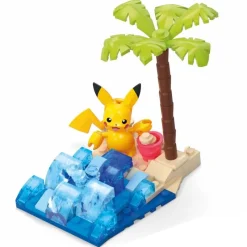 MATTEL Puzzles Y Construcciones|Pokémon Construcción Pikachu en la Playa