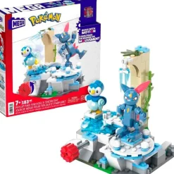 MATTEL Puzzles Y Construcciones|Pokémon Construcción Piplup y Sneasel