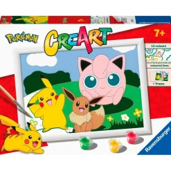 RAVENSBURGER Pokémon CreArt Pintar x Números- Manualidades