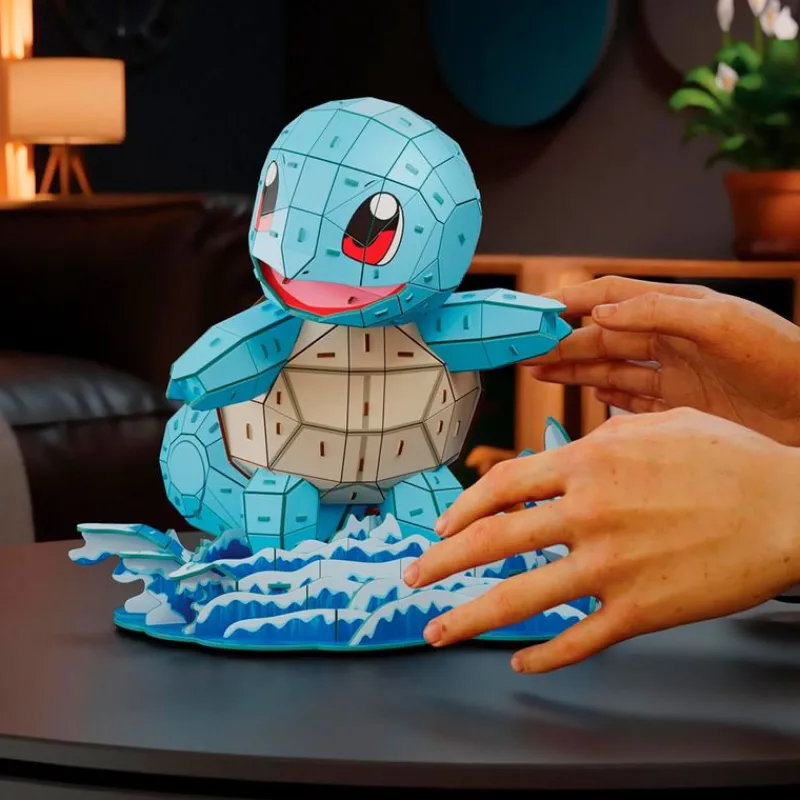 SPIN MASTER Juegos De Construcción|Puzzles Y Construcciones|Pokémon 4D Maqueta Squirtle 3D
