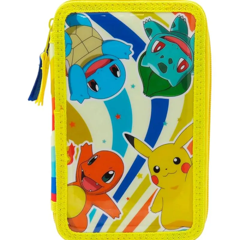 CYP Pokémon Estuche Triple Completo- Escolar