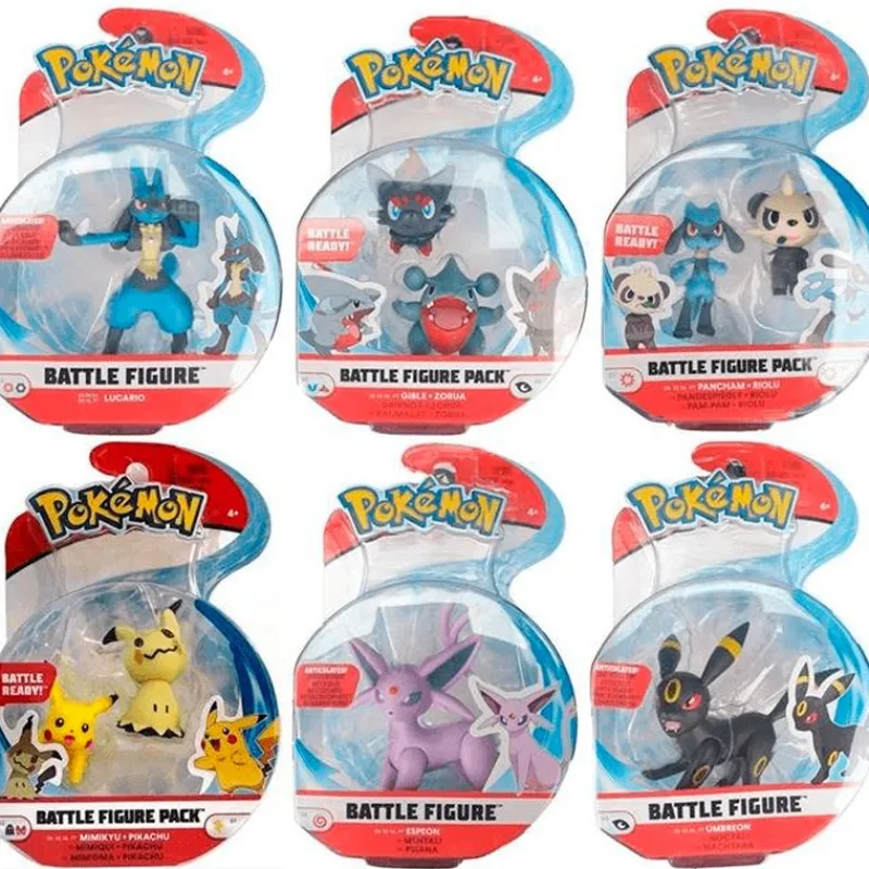 BIZAK Figuras Videojuegos|Figuras Y Figuras De Acción|Pokémon Figura Combate Surtida