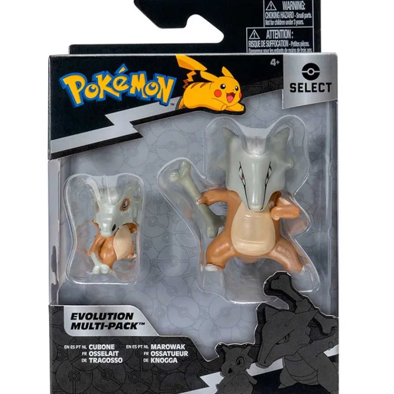 BIZAK Figuras Videojuegos|Figuras Y Figuras De Acción|Pokémon Figura Select Pack Evolution Doble Surtido