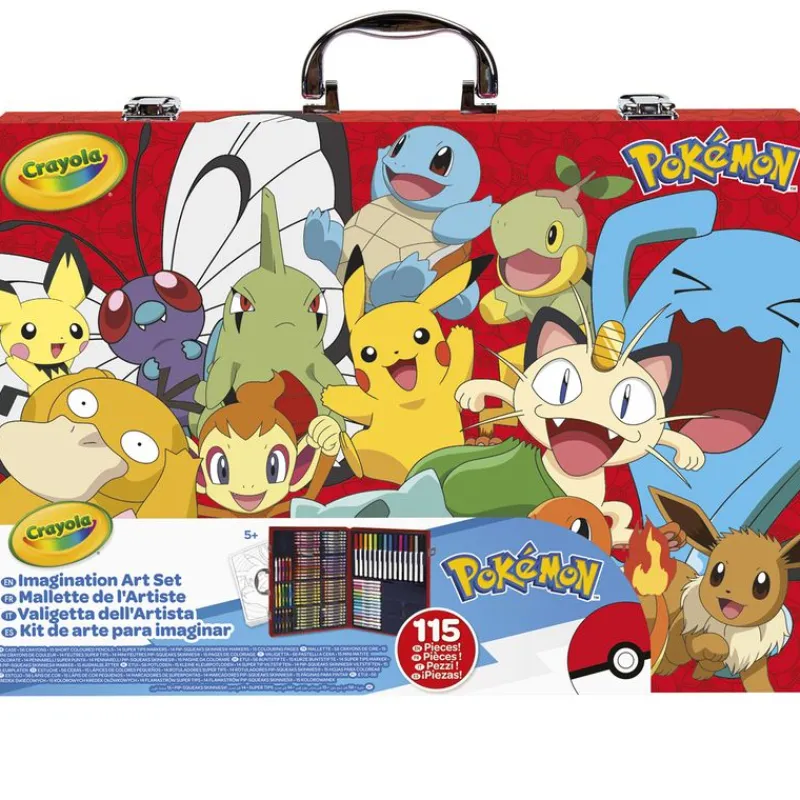 CRAYOLA Pokémon Maletín Artista- Manualidades