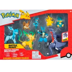 BIZAK Pokémon Pack 8 Figuras Batalla Surtido- Figuras Videojuegos|Figuras Y Figuras De Acción
