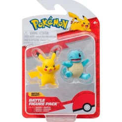 BIZAK Figuras Videojuegos|Figuras Y Figuras De Acción|Pokémon Pack Doble Generación Original Surtido