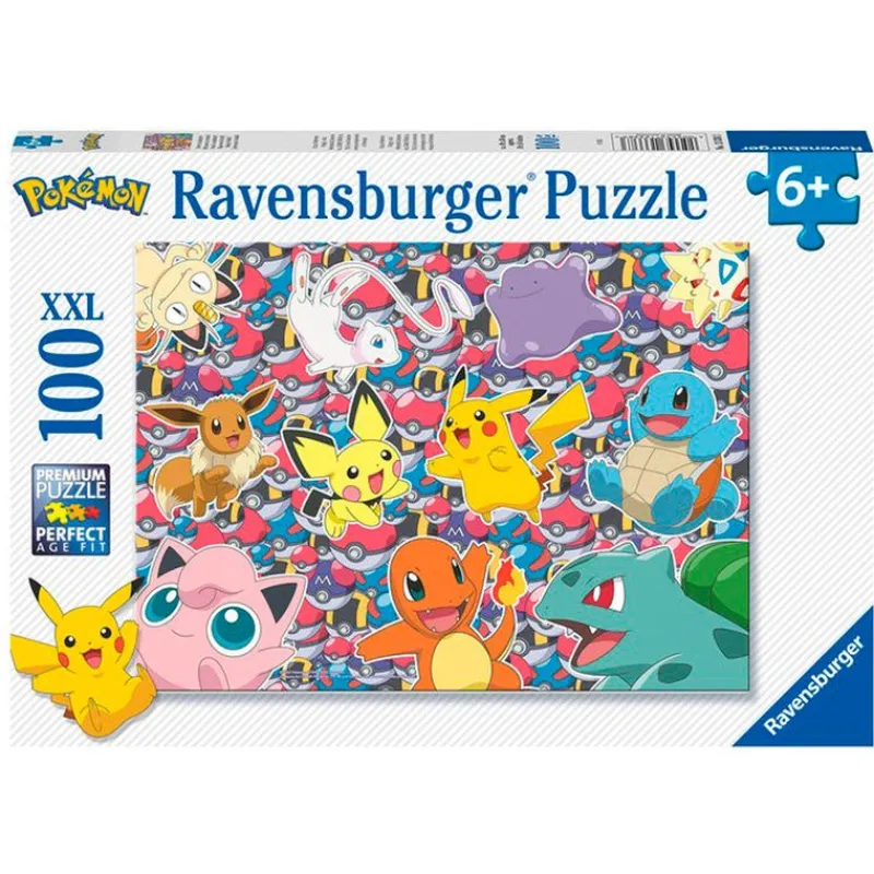 RAVENSBURGER Puzzles Y Construcciones|Pokémon Puzzle 100 Piezas