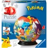 RAVENSBURGER Puzzles Y Construcciones|Pokémon Puzzle Bola 3D 72 Piezas