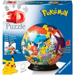 RAVENSBURGER Puzzles Y Construcciones|Pokémon Puzzle Bola 3D 72 Piezas