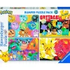 RAVENSBURGER Puzzles Y Construcciones|Pokémon Puzzle 4x100 Piezas