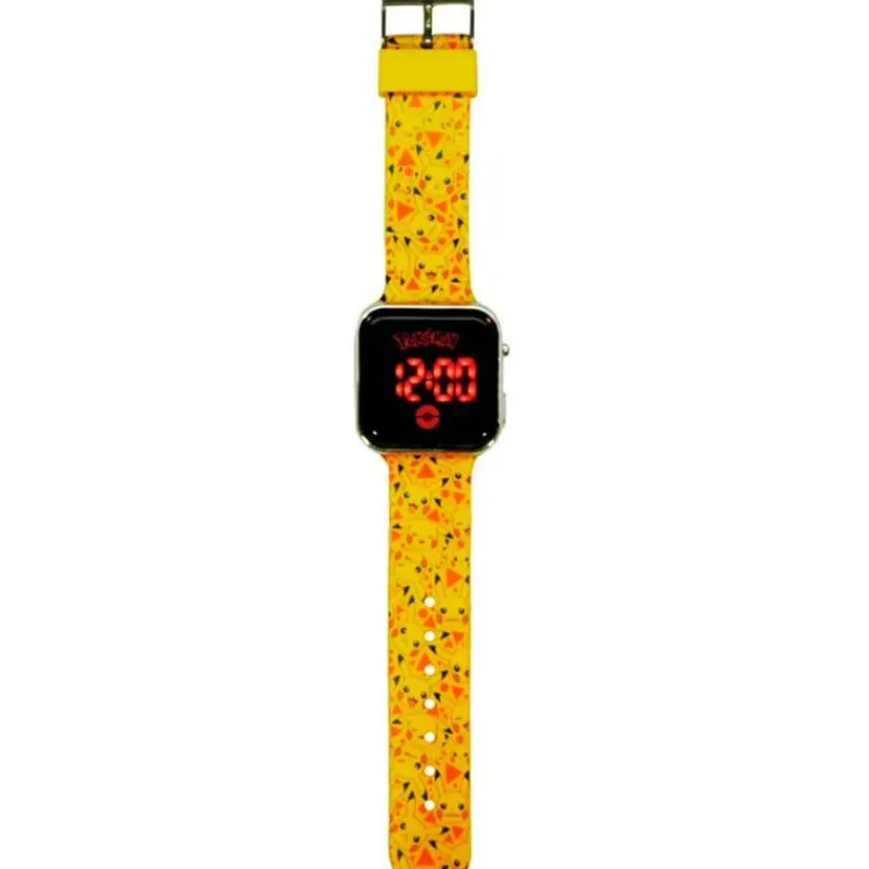 KIDS EUROSWAN Pokémon Reloj Digital LED Pikachu- Electrónicos