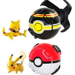 BIZAK Pokémon Throw 'N' Pop Pokeball Pack- Figuras Videojuegos|Figuras Y Figuras De Acción