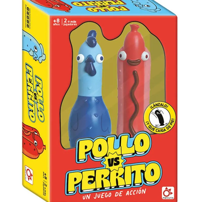 MERCURIO Pollo vs Perrito Juego- Juegos De Mesa|Amigos Y Familia