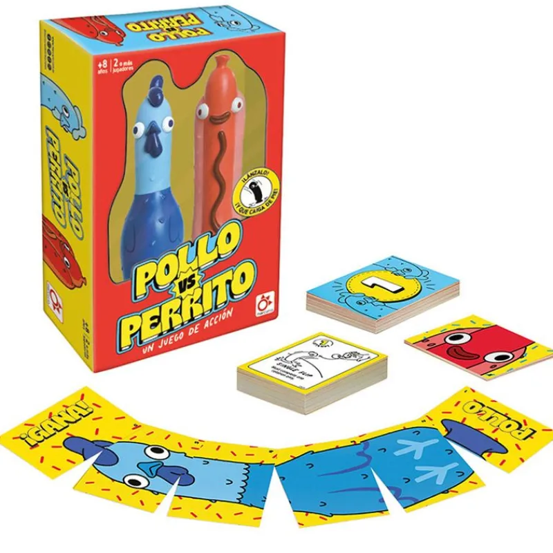 MERCURIO Pollo vs Perrito Juego- Juegos De Mesa|Amigos Y Familia