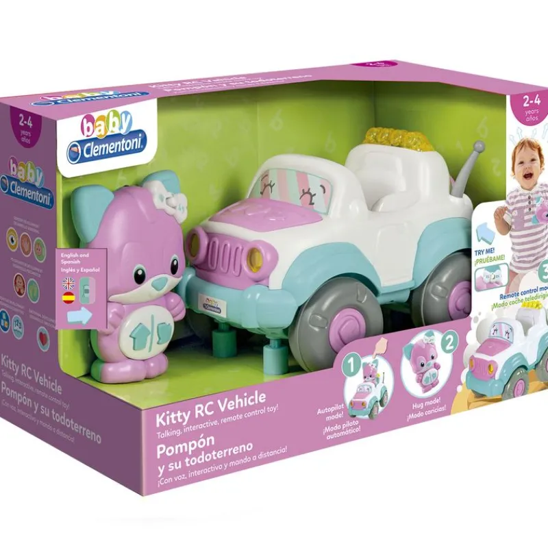 CLEMENTONI Pompón y su Todoterreno R/C- Vehículos, Trenes Y Parkings