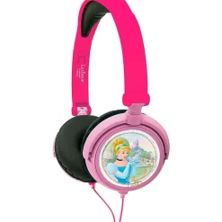 LEXIBOOK Princesas Disney Auriculares Plegables- Electrónicos