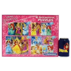 CLEMENTONI Puzzles Y Construcciones|Princesas Disney Conjunto Puzzles Progresivos