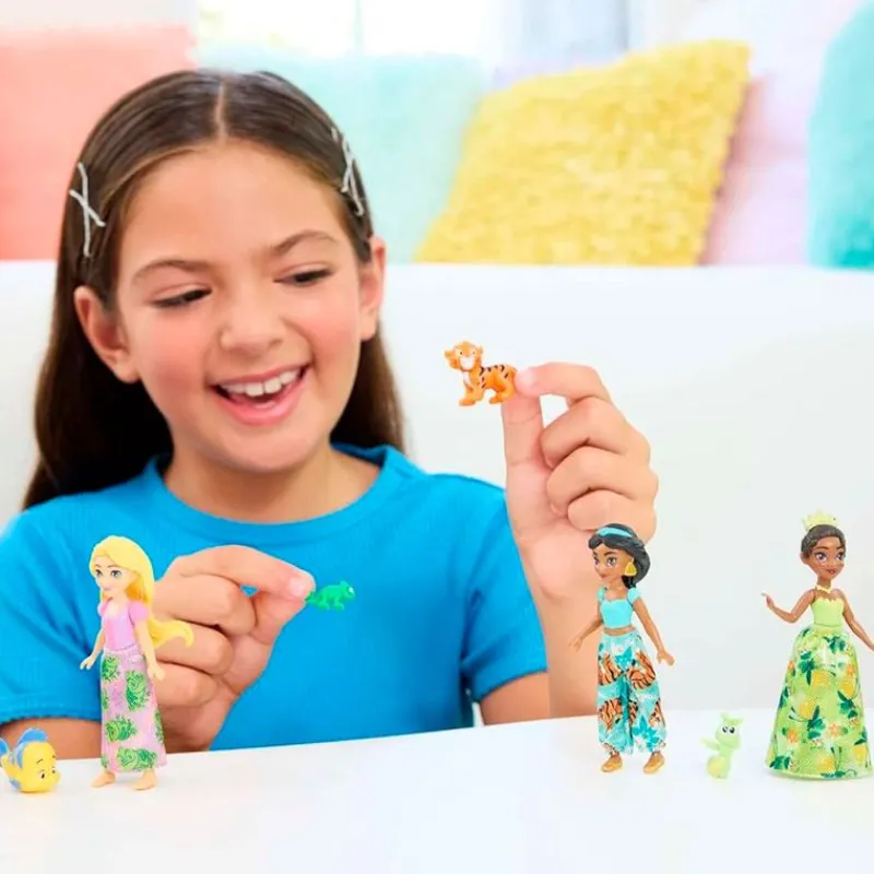 MATTEL Muñecas|Princesas Disney Pack Mini Muñecas y Amigos