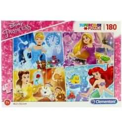 CLEMENTONI Princesas Disney Puzzle 180 Piezas- Puzzles Y Construcciones