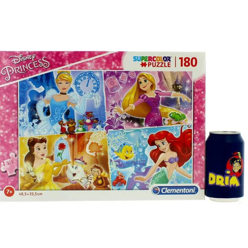 CLEMENTONI Princesas Disney Puzzle 180 Piezas- Puzzles Y Construcciones