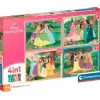 CLEMENTONI Princesas Disney Puzzle Evolutivo- Puzzles Y Construcciones