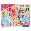 CLEMENTONI Puzzles Y Construcciones|Princesas Disney Puzzle Progresivo