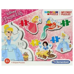 CLEMENTONI Puzzles Y Construcciones|Princesas Disney Puzzle Progresivo