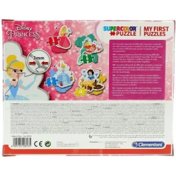 CLEMENTONI Puzzles Y Construcciones|Princesas Disney Puzzle Progresivo
