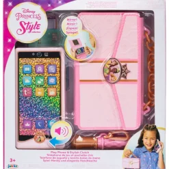 JAKKS PACIFIC Juegos Y Juguetes De Imitación|Princesas Disney Teléfono Juguete y Bolso Infantil