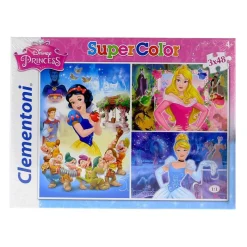 CLEMENTONI Puzzles Y Construcciones|Princesas Puzzle 3 x 48 Pzs