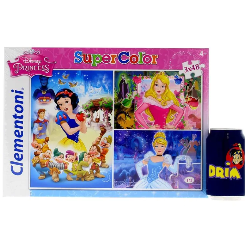 CLEMENTONI Puzzles Y Construcciones|Princesas Puzzle 3 x 48 Pzs