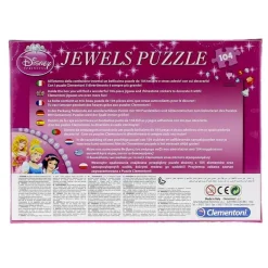 CLEMENTONI Puzzles Y Construcciones|Princesas Puzzle Brillos de 104 Piezas