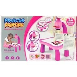 DRIM DISCOUNT Proyector Infantil Rosa- Manualidades