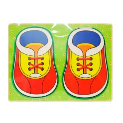 DRIM DISCOUNT Puzle de Madera Zapatos- Juegos De Madera