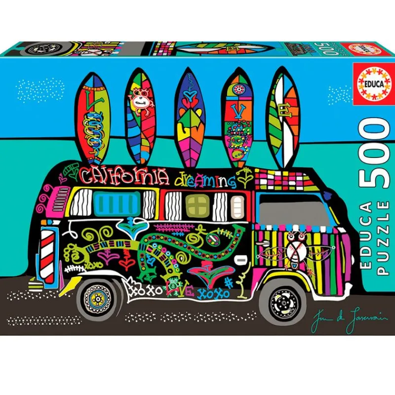 EDUCA Puzzle 500 Piezas Sueños California- Puzzles Y Construcciones