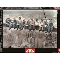 EDUCA Puzzles Expertos: Más De 1000 Piezas|Puzzles Y Construcciones|Puzzle 1500 Pzs Almuerzo en New York