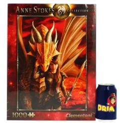 CLEMENTONI Puzzle Anne Stokes Dragón de 1.000 Piezas- Puzzles Y Construcciones