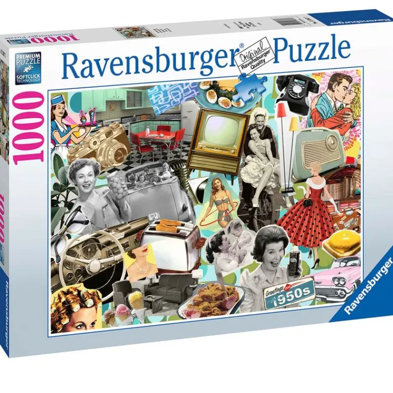 RAVENSBURGER Puzzle Años 50 1000 Piezas- Puzzles Y Construcciones