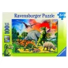 RAVENSBURGER Puzzles Y Construcciones|Puzzle bajo los dinosaurios de 100 piezas