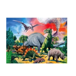 RAVENSBURGER Puzzles Y Construcciones|Puzzle bajo los dinosaurios de 100 piezas