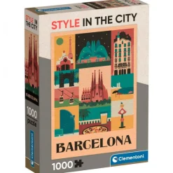 CLEMENTONI Puzzle Barcelona 1000 Piezas- Puzzles Y Construcciones