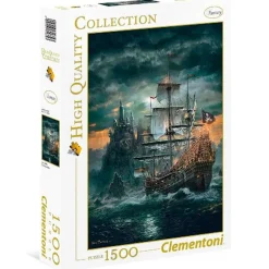 CLEMENTONI Puzzles Expertos: Más De 1000 Piezas|Puzzles Y Construcciones|Puzzle Barco Pirata 1500 Piezas