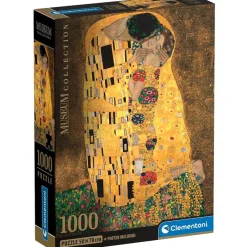 CLEMENTONI Puzzles Y Construcciones|Puzzle Beso Gustav Klimt 1000 Piezas